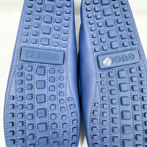 GUCCI INTERLOCKING G DRIVER "WASHED INDIGO" Sz 11.5G - Picture 13 of 14